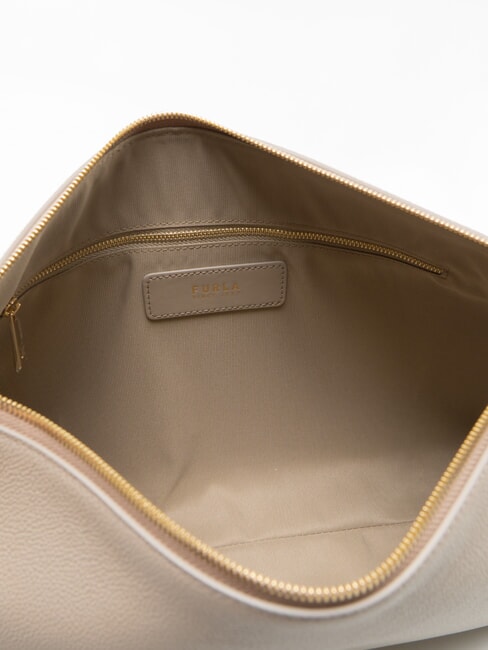 DEBBY Bolso de hombro de piel lino - Bolsos Mujer