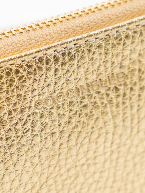 ALIAS  Bolsa de cuero dorado - Bolsos Mujer