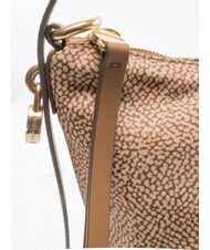 BORBONESE PRIVE Bolso de hombro vertical beiger yegua - Bolsos Mujer - 3
