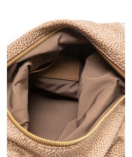 BORBONESE PRIVE Bolso de hombro vertical beiger yegua - Bolsos Mujer - 5