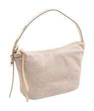 BORBONESE PRIVE Bolso de hombro tipo hobo arena - Bolsos Mujer - 2