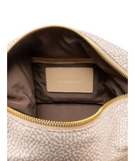 BORBONESE PRIVE Bolso de hombro tipo hobo arena - Bolsos Mujer - 5
