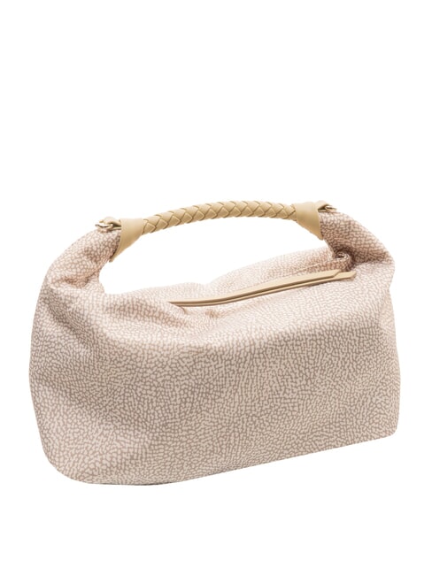 PLIE Bolso de hombro tipo hobo arena - Bolsos Mujer
