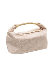 BORBONESE PLIE Bolso de hombro tipo hobo arena - Bolsos Mujer - 2