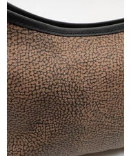 BORBONESE FLIGHT Bolso de hombro op natural / negro - Bolsos Mujer - 3