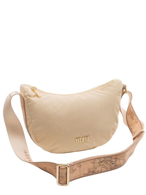 BREEZE NYLON Bolso de hombro con forma de media luna. champ&aacute;n - Bolsos Mujer