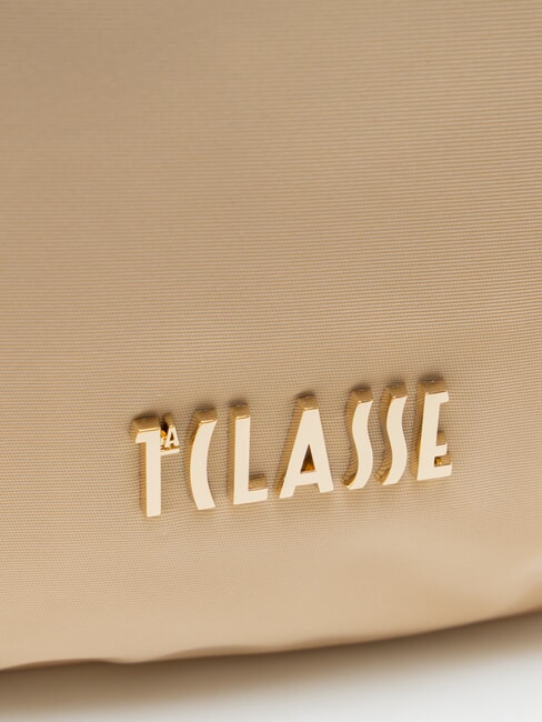 BREEZE NYLON Bolso de hombro con forma de media luna. champ&aacute;n - Bolsos Mujer