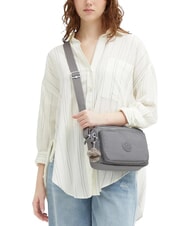 KIPLING ABANU M bolsa de hombro gris acogedor - Bolsos Mujer - 2