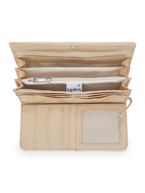 MONEY LAND Cartera grande beige brillante - Carteras Mujer