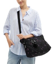 KIPLING ART Bolso bandolera mediano con bandolera flor nocturna - Bolsos Mujer - 2