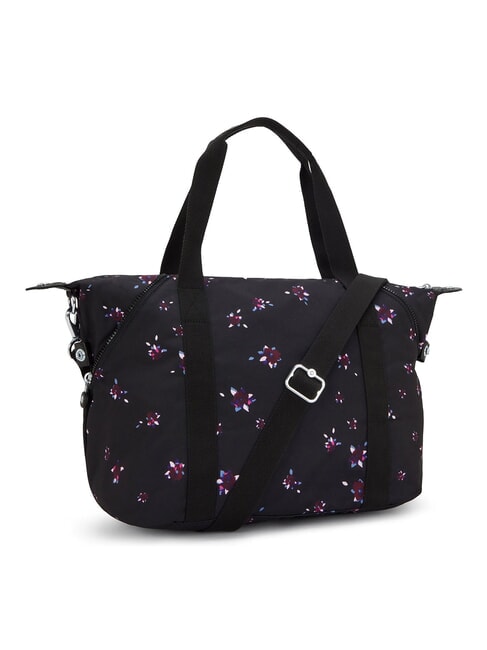 ART Bolso bandolera mediano con bandolera flor nocturna - Bolsos Mujer
