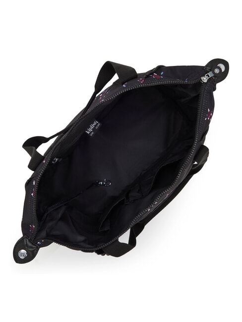 ART Bolso bandolera mediano con bandolera flor nocturna - Bolsos Mujer