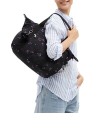 KIPLING ART Bolso bandolera mediano con bandolera flor nocturna - Bolsos Mujer - 5