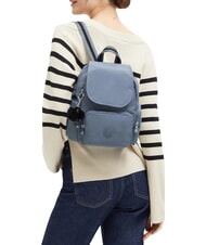 KIPLING CITY ZIP MINI Mochila peque&ntilde;a con solapa piedra azul - Bolsos Mujer - 2