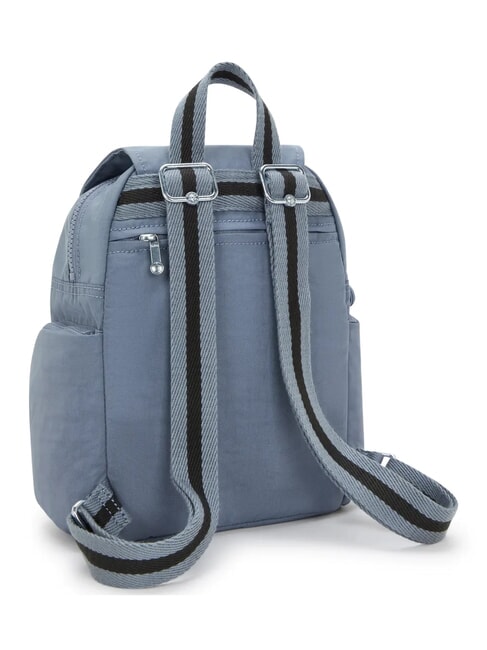 CITY ZIP MINI Mochila peque&ntilde;a con solapa piedra azul - Bolsos Mujer
