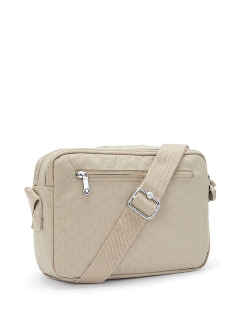 ABANU M bolsa de hombro Firma en relieve beige - Bolsos Mujer