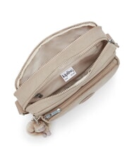 KIPLING ABANU M bolsa de hombro Firma en relieve beige - Bolsos Mujer - 3