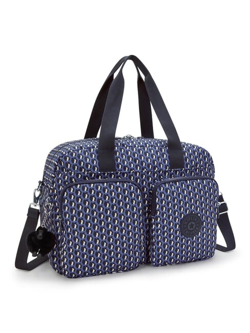DEFEA XL Bolso de mano con correa para el hombro. azul 3D - Bolsos Mujer