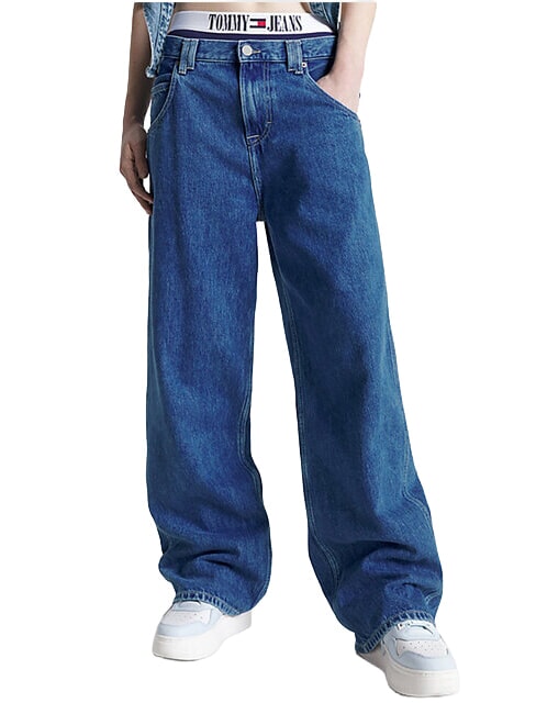 TOMMY JEANS DAISY Vaqueros holgados grandes mezclilla mediana - Jeans