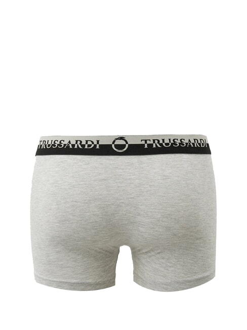 DOUBLE ELASTIC Paquete de 2 pares de b&oacute;xers gris jaspeado - Calzoncillos de hombre