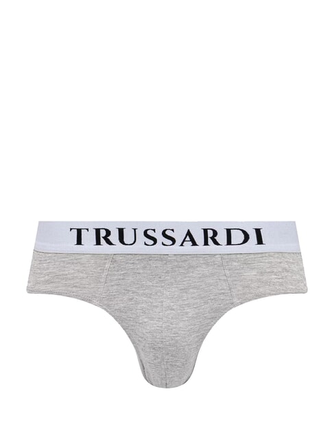 BASIC Paquete de 2 pares de calzoncillos gris jaspeado - Calzoncillos de hombre