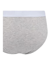 TRUSSARDI BASIC Paquete de 2 pares de calzoncillos gris jaspeado - Calzoncillos de hombre - 3