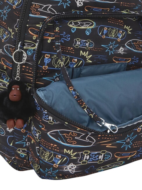 SEOUL COLLEGE BTS Mochila para port&aacute;til de 15 pulgadas patines de ne&oacute;n - Mochilas Escuela & Tiempo Libre