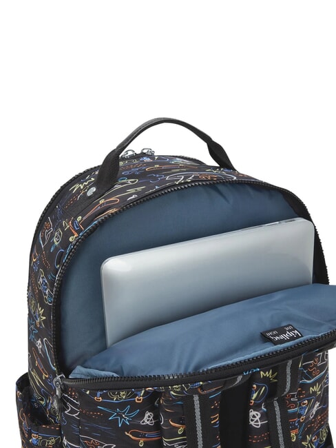 SEOUL COLLEGE BTS Mochila para port&aacute;til de 15 pulgadas patines de ne&oacute;n - Mochilas Escuela & Tiempo Libre