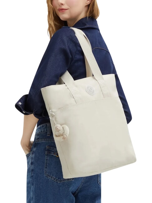 HANIFA B Bolso de hombro escondite beige - Bolsos Mujer