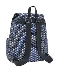 KIPLING CITY ZIP S Mochila con m&uacute;ltiples bolsillos azul 3D - Bolsos Mujer - 2