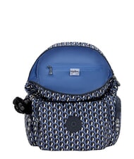 KIPLING CITY ZIP S Mochila con m&uacute;ltiples bolsillos azul 3D - Bolsos Mujer - 3