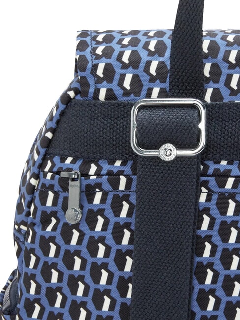 CITY ZIP S Mochila con m&uacute;ltiples bolsillos azul 3D - Bolsos Mujer
