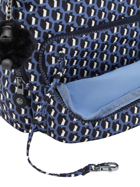 CITY ZIP S Mochila con m&uacute;ltiples bolsillos azul 3D - Bolsos Mujer