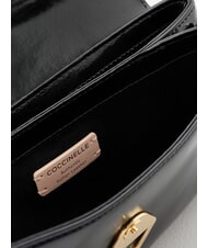 COCCINELLE CAMPIONARIO - DEW SHINY CALF Minibolso de hombro negro - Bolsos Mujer - 4