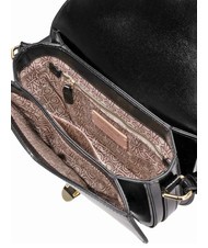 COCCINELLE CAMPIONARIO - DEW SHINY CALF  Mini bolso bandolera, en piel. negro - Bolsos Mujer - 4