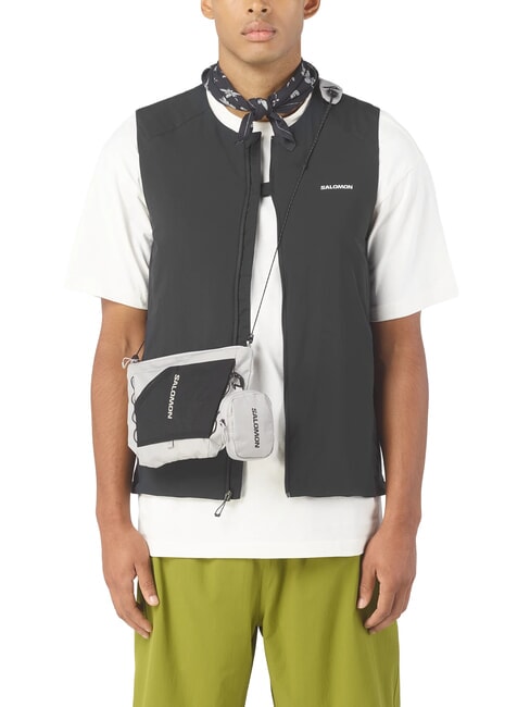 ACS 2 REVISED Bolso de corredor paloma/negro - Bolsos Mujer