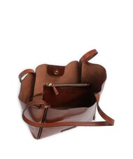 THE BRIDGE ICONS Bolso shopper de piel con cartera BROWN - Bolsos Mujer - 4
