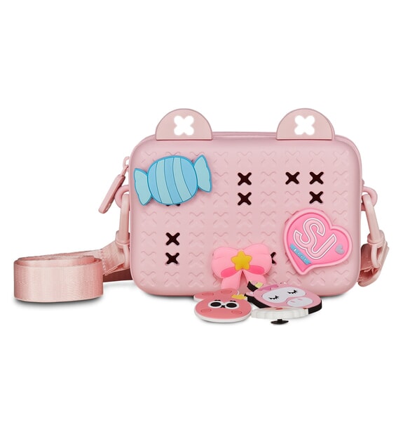 GIRLY PINS Bolso de hombro LOLLIPOP PINK - Bolsas y accesorios  ni&ntilde;os