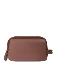 PIQUADRO CRONUS Estuche de belleza de cuero BROWN - Neceser - 3