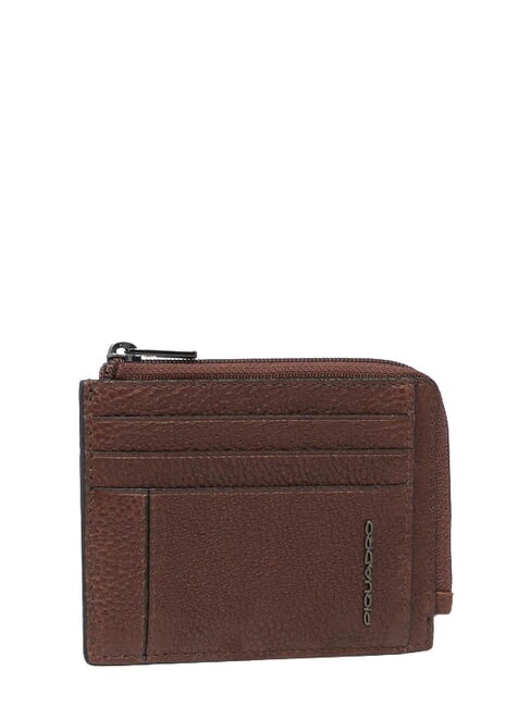 CRONUS Tarjetero de cuero BROWN - Carteras Hombre