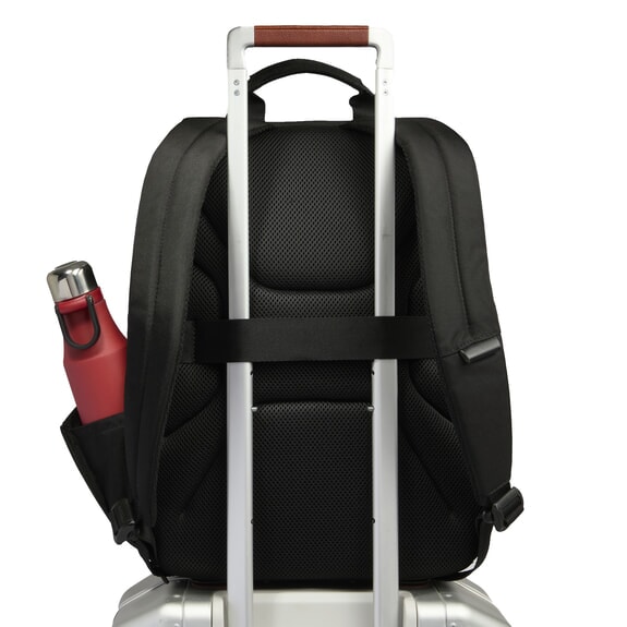 COLLEZIONE SMART BUSINESS Mochila de tela para port&aacute;til de 15,6". negro - Mochilas para port&aacute;til