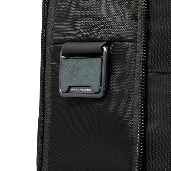 WOLLEM Mochila para port&aacute;til de 14" de piel mixta. negro - Mochilas para port&aacute;til