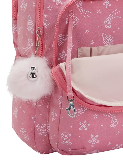 SEOUL Mochila mediana rosa medio - Bolsos Mujer