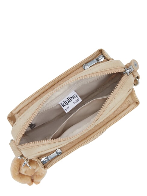 ABANU S bolsa de hombro beige brillante - Bolsos Mujer