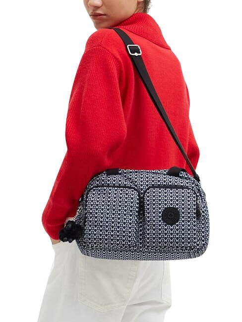 COOL DEFEA Bolso de hombro con correa para el hombro. Impresi&oacute;n de firma - Bolsos Mujer