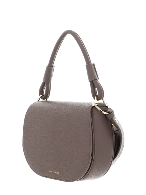 CAMPIONARIO - ECLYPS  Mini bolso de mano, con bandolera topo c&aacute;lido - Bolsos Mujer