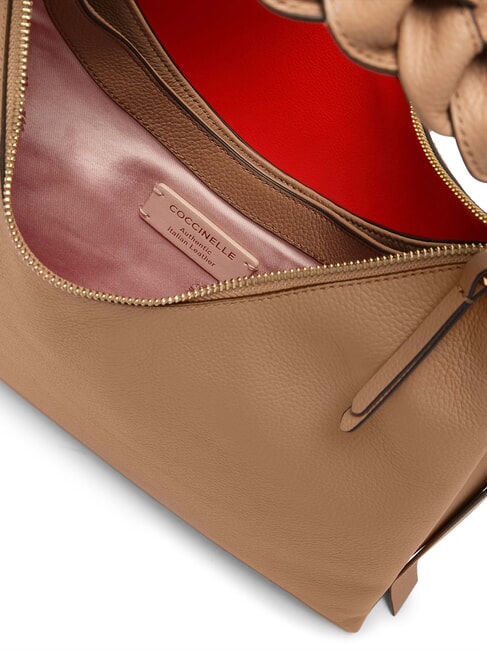 CAMPIONARIO - BOHEME GRANA DOUBLE Bolso bandolera grande de piel pieles/gazpacho - Bolsos Mujer