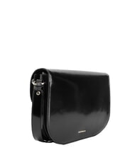 COCCINELLE CAMPIONARIO - DEW SHINY CALF Bolso de hombro de piel cepillada negro - Bolsos Mujer - 3