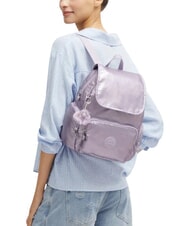 KIPLING CITY ZIP Mochila con solapa morado claro - Bolsos Mujer - 2