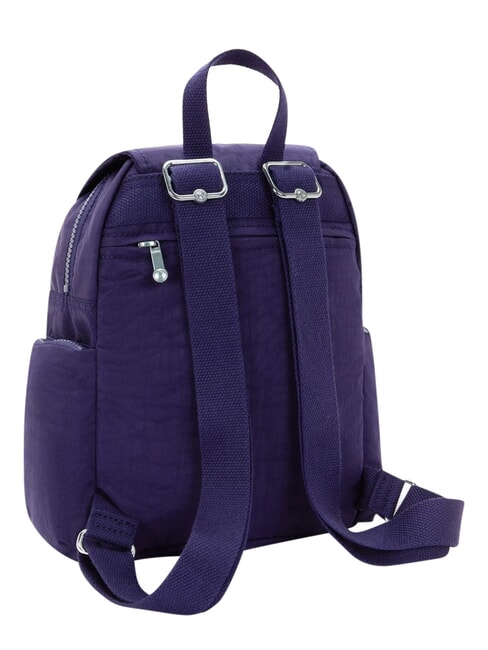 CITY ZIP MINI Mochila peque&ntilde;a con solapa azul oscuro - Bolsos Mujer
